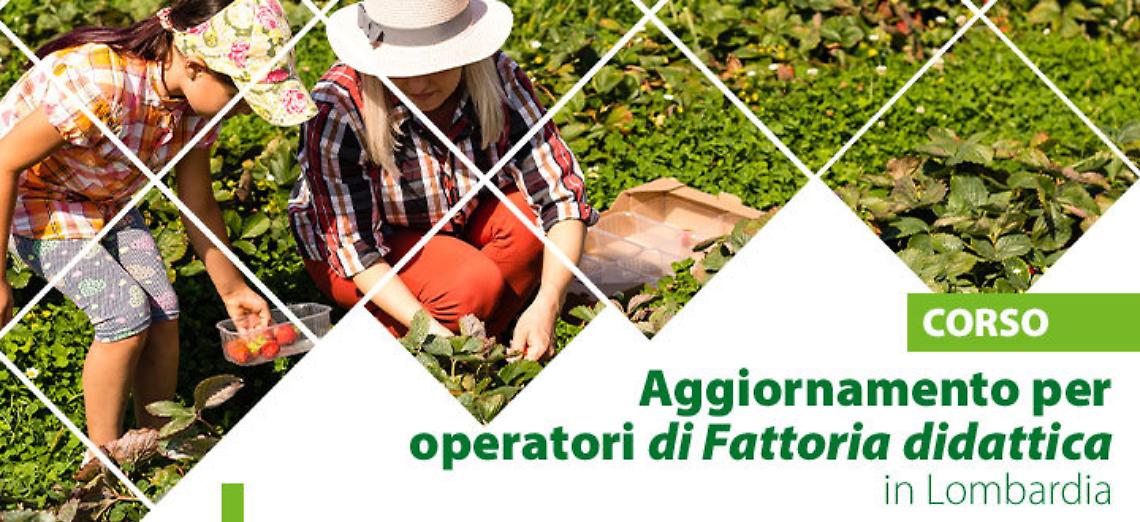 Corso di aggiornamento per operatori di Fattoria didattica in Lombardia