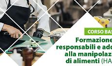 Corso BASE: Formazione per responsabili e addetti alla manipolazione di alimenti (HACCP)